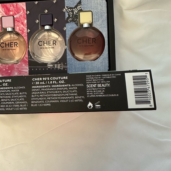 Cher decades collection perfume 1.0 fl oz set 4 60s-90s NOS sealed Scent Beauty - Picture 5 of 8